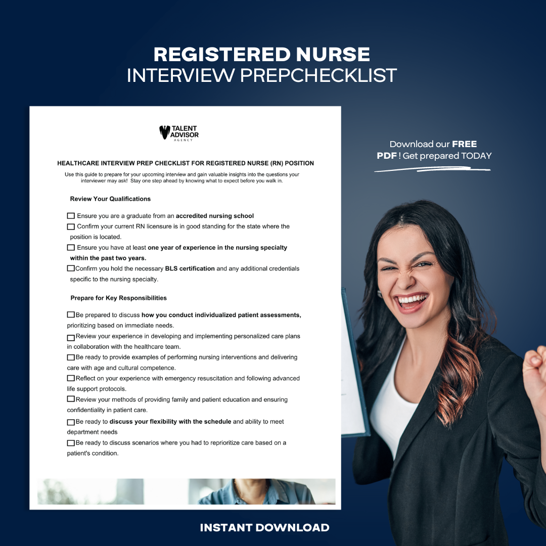 RN Interview Prep Checklist