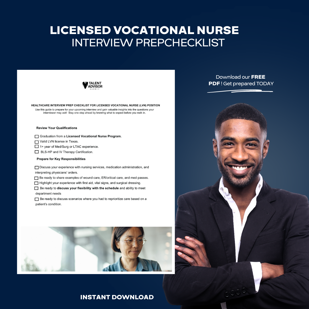 LVN Interview Prep Checklist